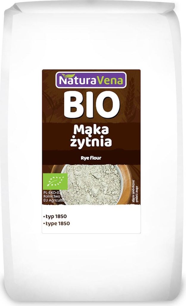 RYE FLOUR TYPE 18501 kg - NATURAVENA
