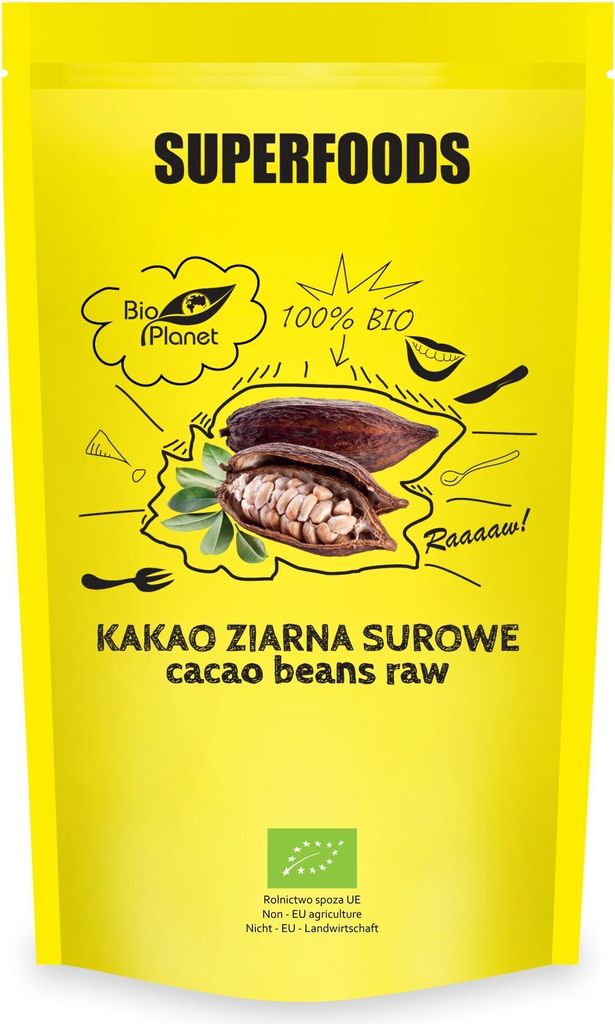RAW COCOA BEANS 200 g -PLANET
