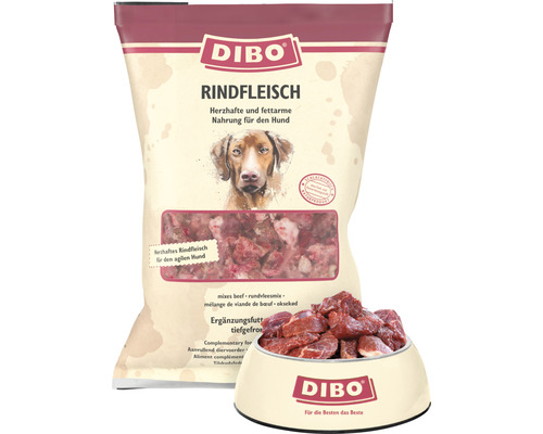 Raw feed DIBO® beef 2 kg frozen