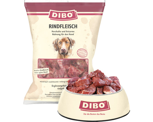Raw feed DIBO® beef 500 g frozen
