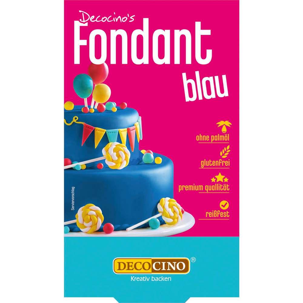 Rolled fondant, blue