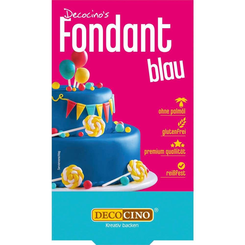 Rolled fondant, blue