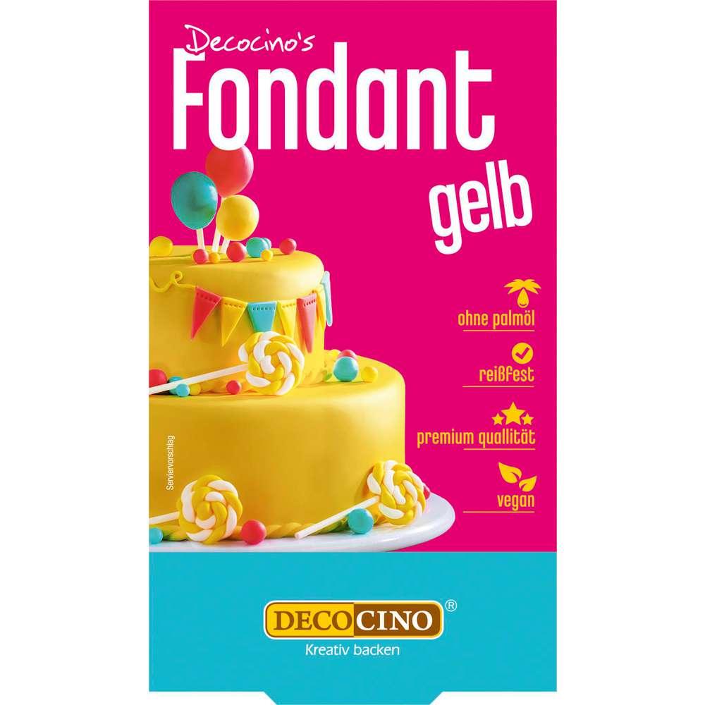 Rolled fondant, yellow