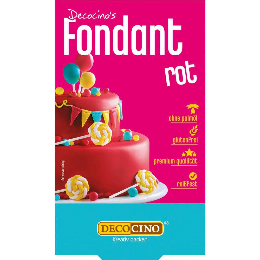 rolled fondant, red