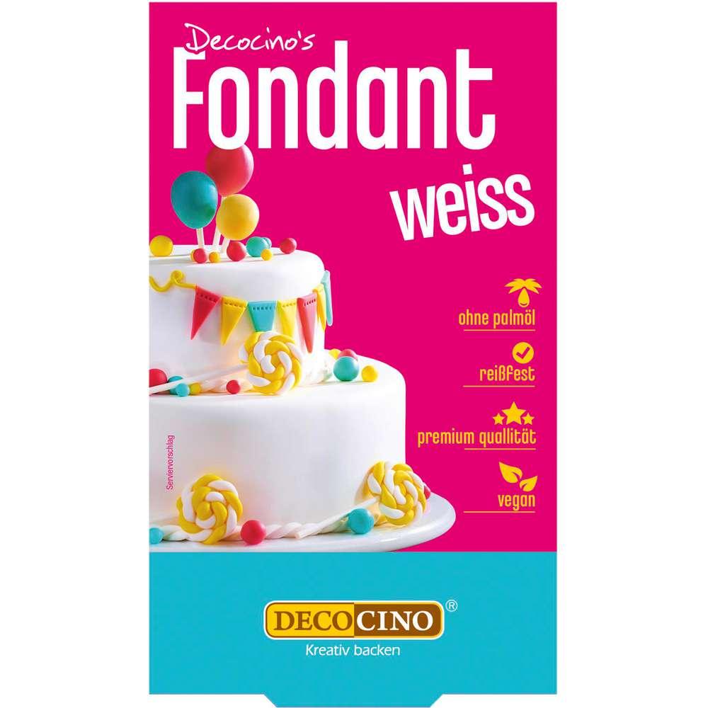 rolled fondant, white