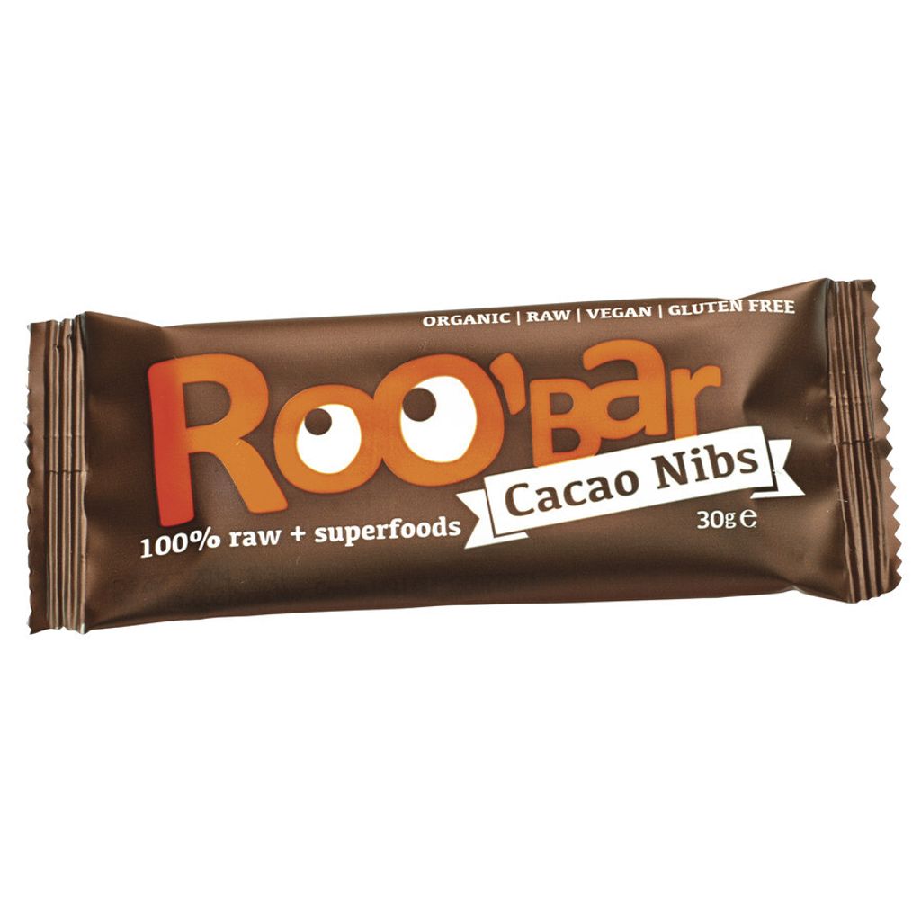 ROO´BAR - ROOBAR cacao nibs & almonds - 30g