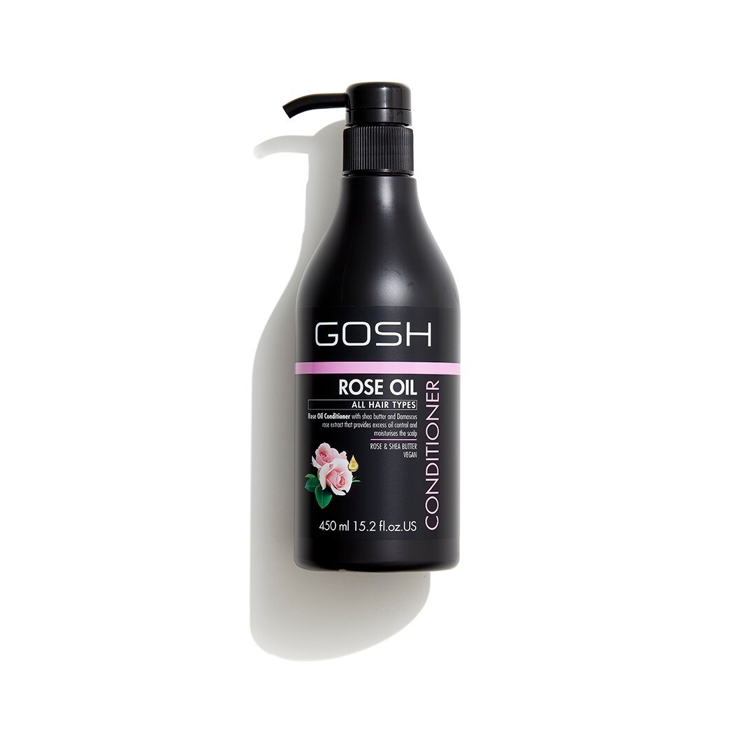 Gosh Copenhagen Rose Oil Hair Conditioner, 
