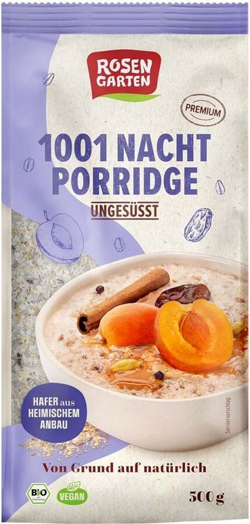Rosengarten - 1001-Nacht Porridge ungesüßt - 500g