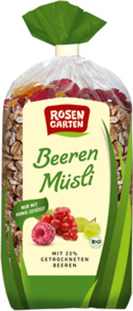 Rosengarten Beeren Müsli 750g