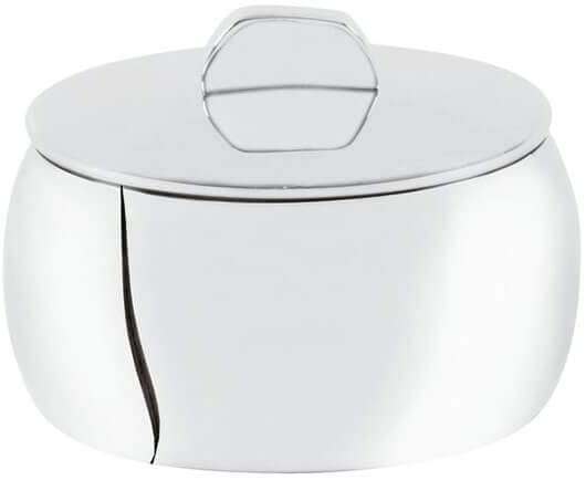 Rosenthal Sambonet Sambonet Rosenthal Sugar Bowl with Lid Sphera Polished Stainless Steel 0.2 L