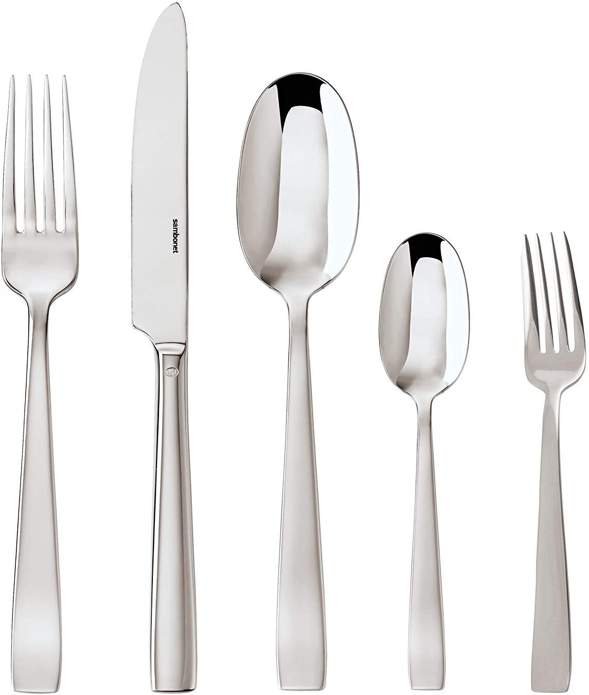 Sambonet 62512-N1 Flat 30-Piece Set Cutlery