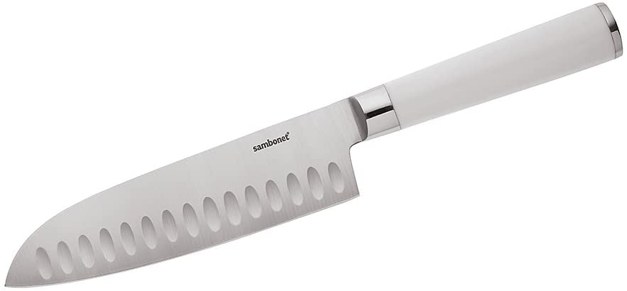 Rosenthal – sambonet – Japanese Chef\'s Knife, Butcher Knife Kitchen Knives White – Stainless Steel – 17 cm