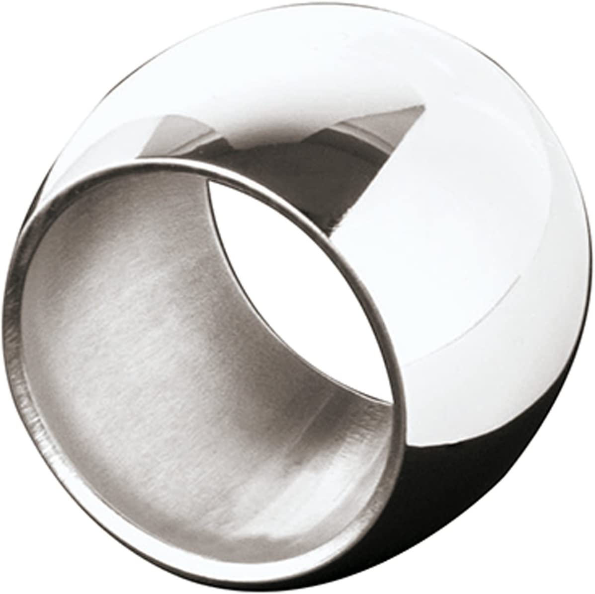 Rosenthal Sambonet Sambonet Rosenthal Sphera Napkin Ring Polished Stainless Steel Diameter 5 cm