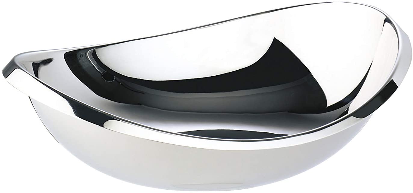 Rosenthal Sambonet Rosenthal – sambonet – Universal Bowl Twist Bowl Oval Stainless Steel 18/10 Stainless Steel – 14 cm