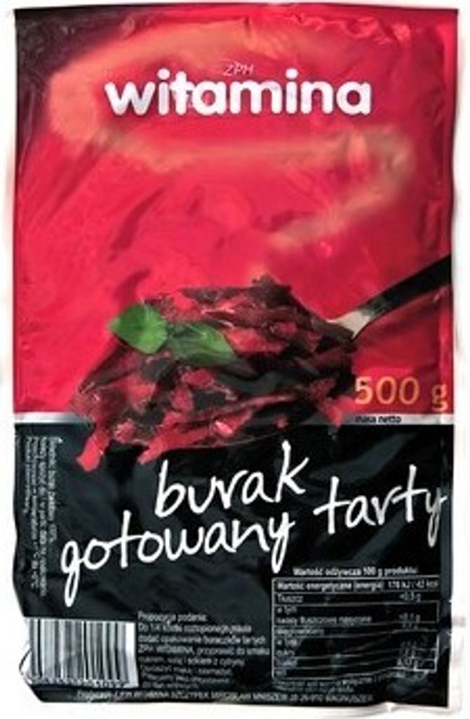 Red boiled beetroot Poland 500G