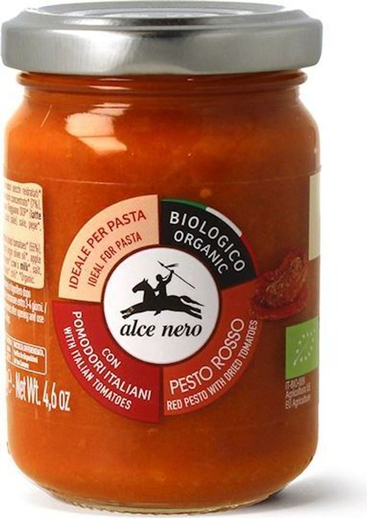 ROTES PESTO AUS GETROCKNETEN TOMATEN130 g - ALCE NERO