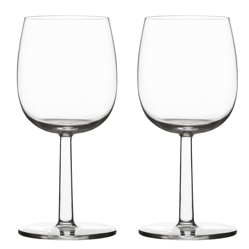 Red wine- White wine glass - 280 ml - 2 pieces of Raami glasses Iittala