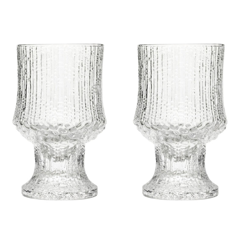 Red and white glass - 230 ml - Clear - 2 pieces Ultima Thule Iittala