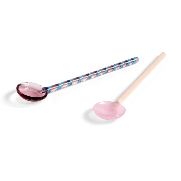 Round Glass Spoon 2 Pack