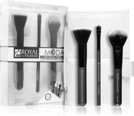 Royal and Langnickel Moda Complexion Perfection Brush Set Black (on the go)