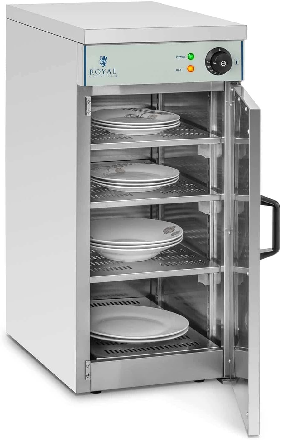 Royal Catering - RCWS-60 - Electric Plate Warming Cabinet - for up to 60 plates