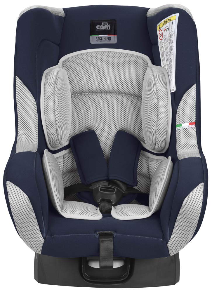 CAM Il Mondo del Bambino - art.S139/T211 - Car Seat Gara 0.1 - Made in Italy - Perfect from 0 to 18 kg - Blue