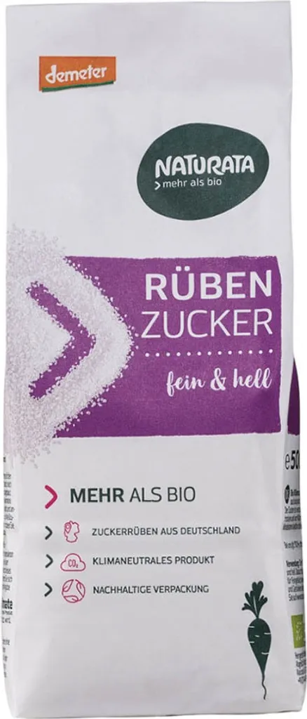 Rübenzucker - fein & hell demeter 500g