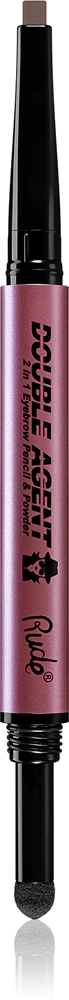 Rude Cosmetics Double Agent Double-Ended Eyebrow Pencil