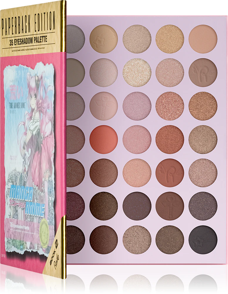 Rude Cosmetics Manga Anime Palette Paperback Edition Eyeshadow Palette