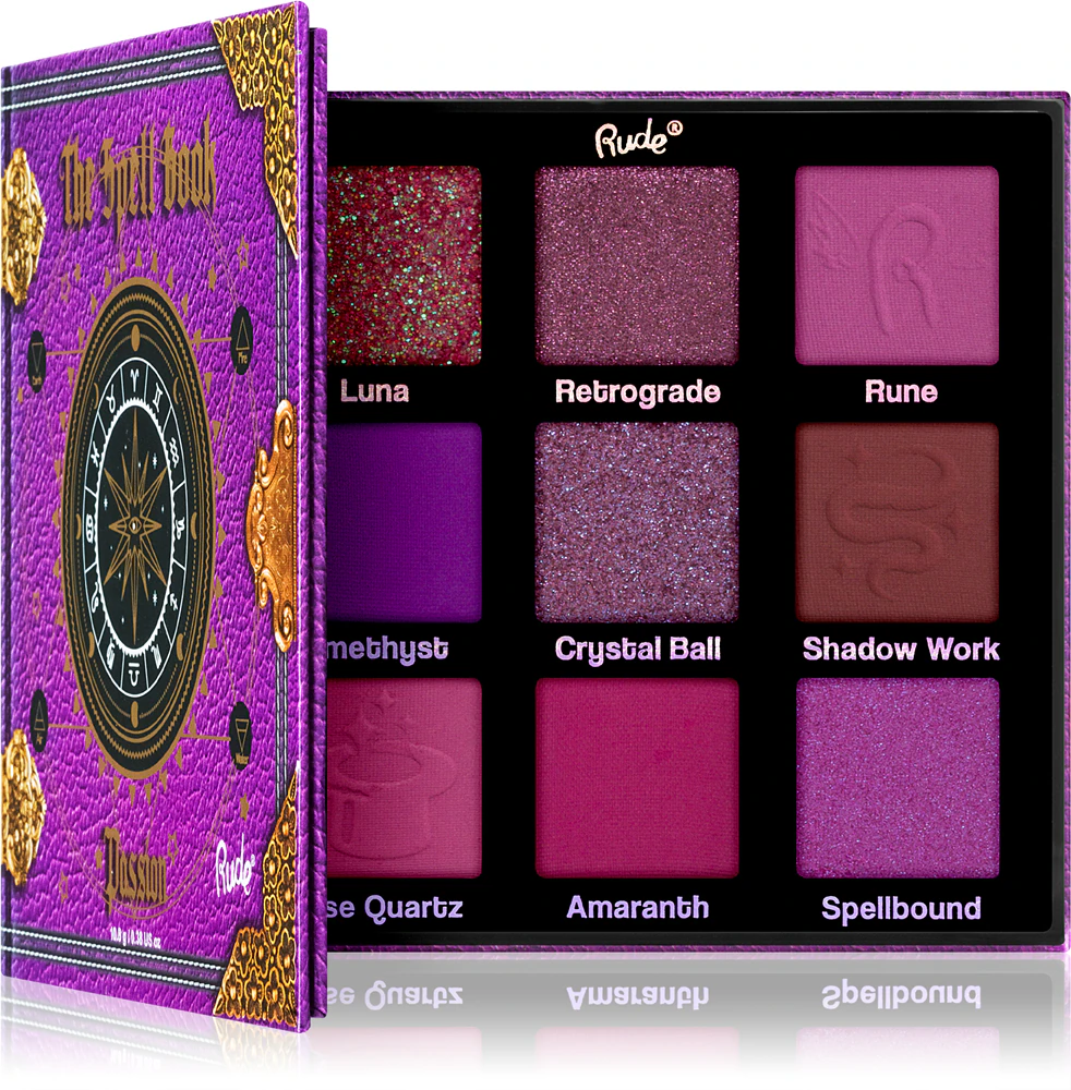 Rude Cosmetics The Spell Book Eyeshadow Palette
