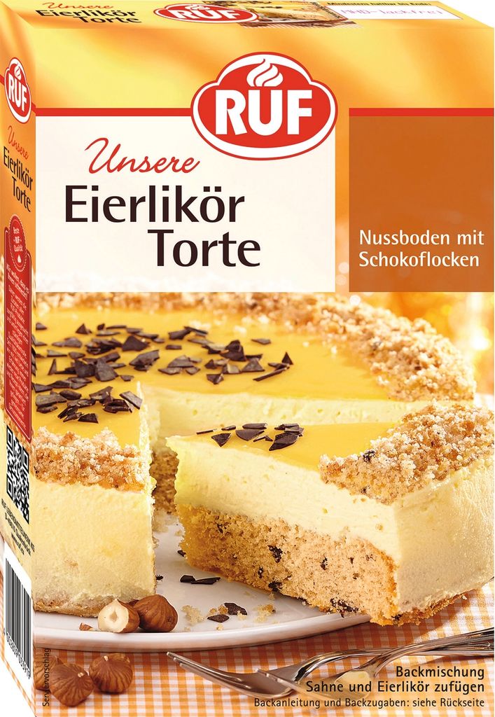 Ruf Baking Mixes Eggnog Cake