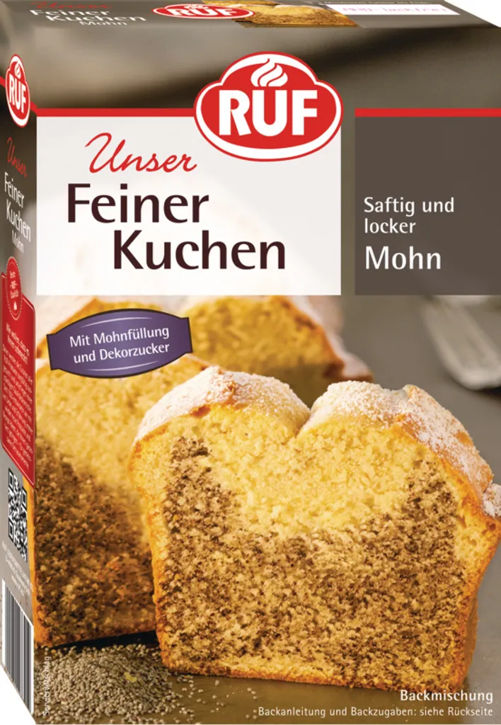 RUF Fine Cake Poppy Seed Baking Mix
