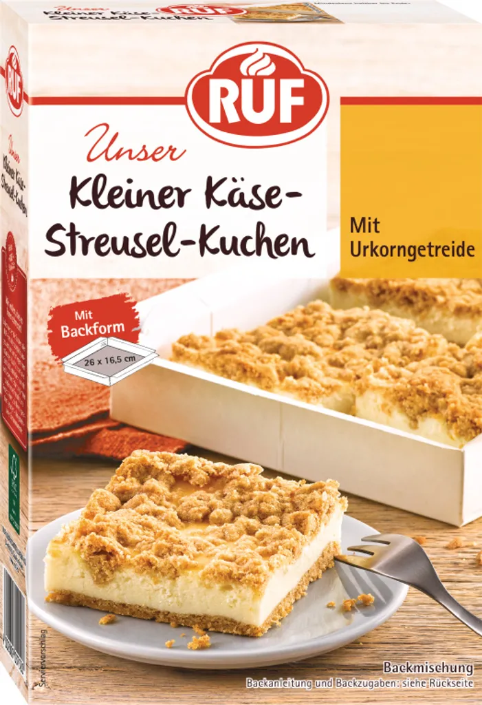 RUF Small Cheese Crumble Cake Baking Mix