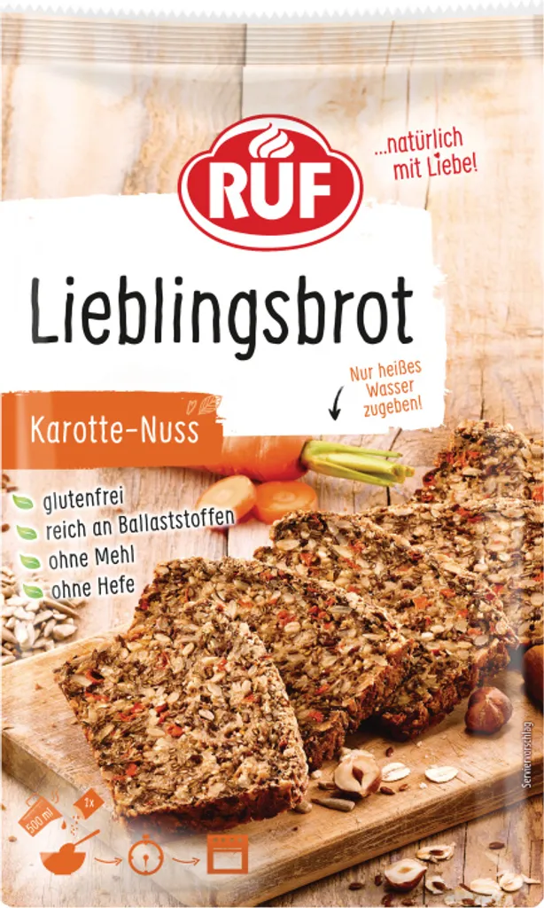 RUF Favorite Bread Carrot Nut Baking Mix