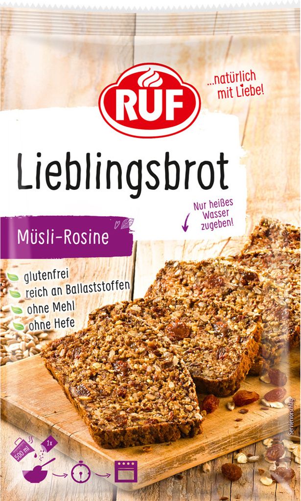 Ruf Favorite Bread Muesli Raisin (600 g)