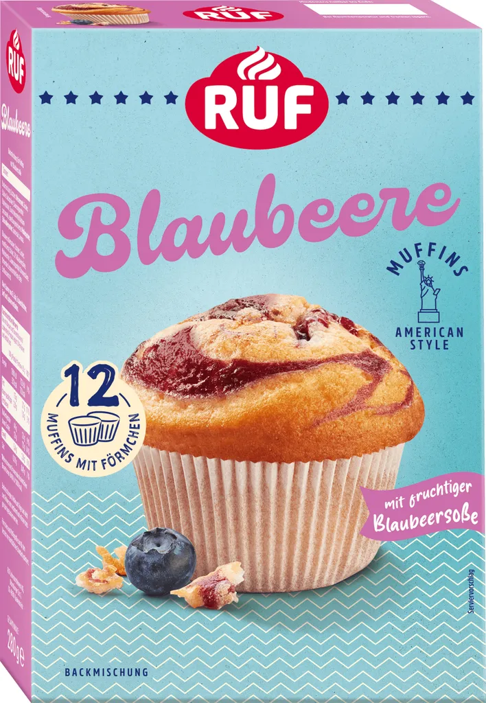 RUF Muffins Blueberry Baking Mix
