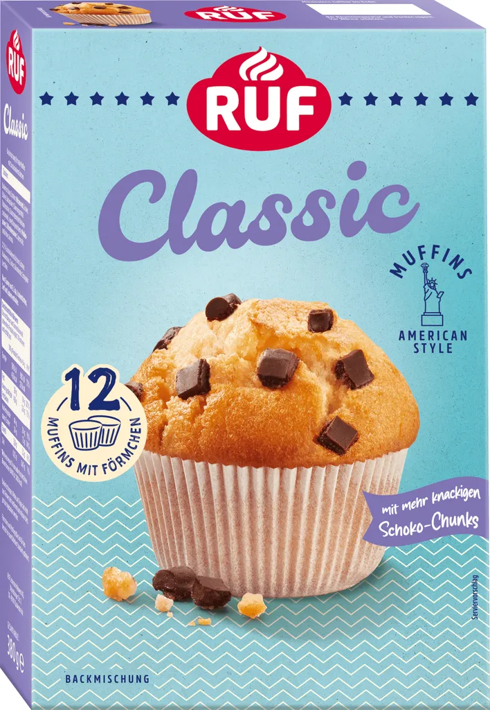 RUF Muffins Classic baking mix
