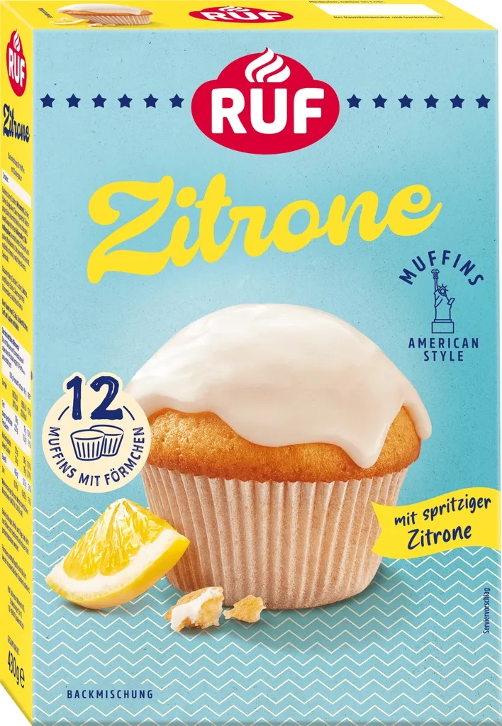RUF Muffins Lemon Baking Mix