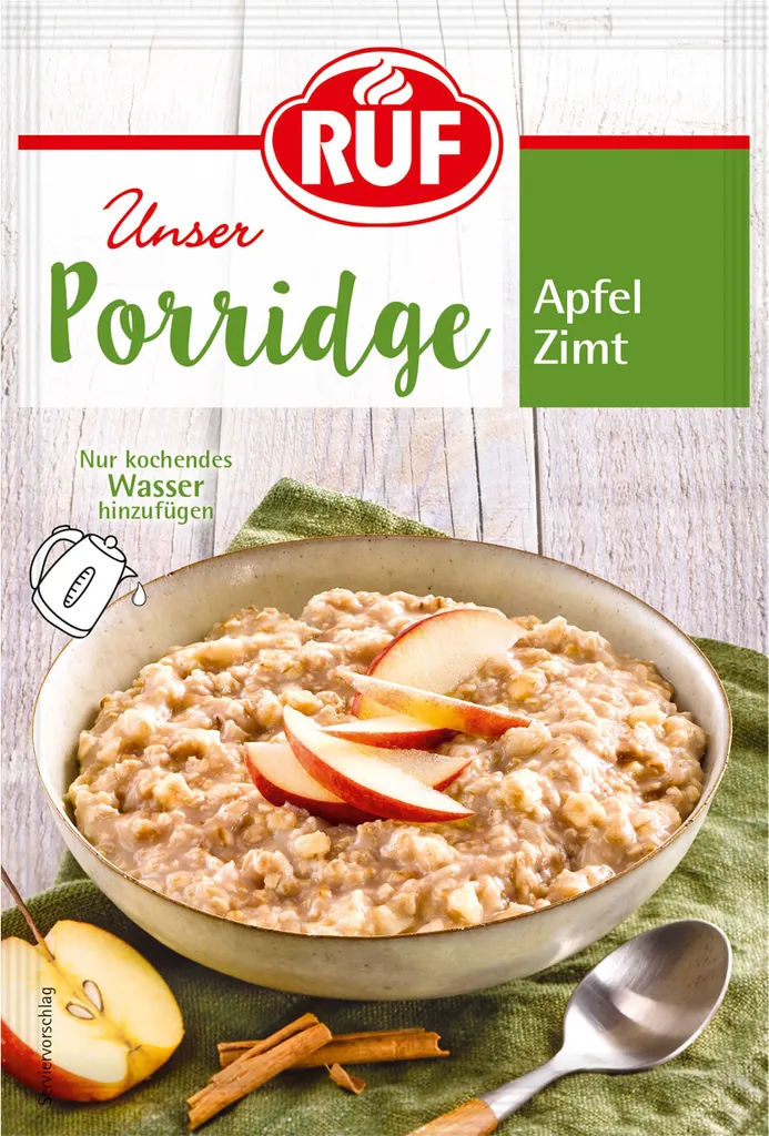 RUF Porridge Apfel Zimt 65g