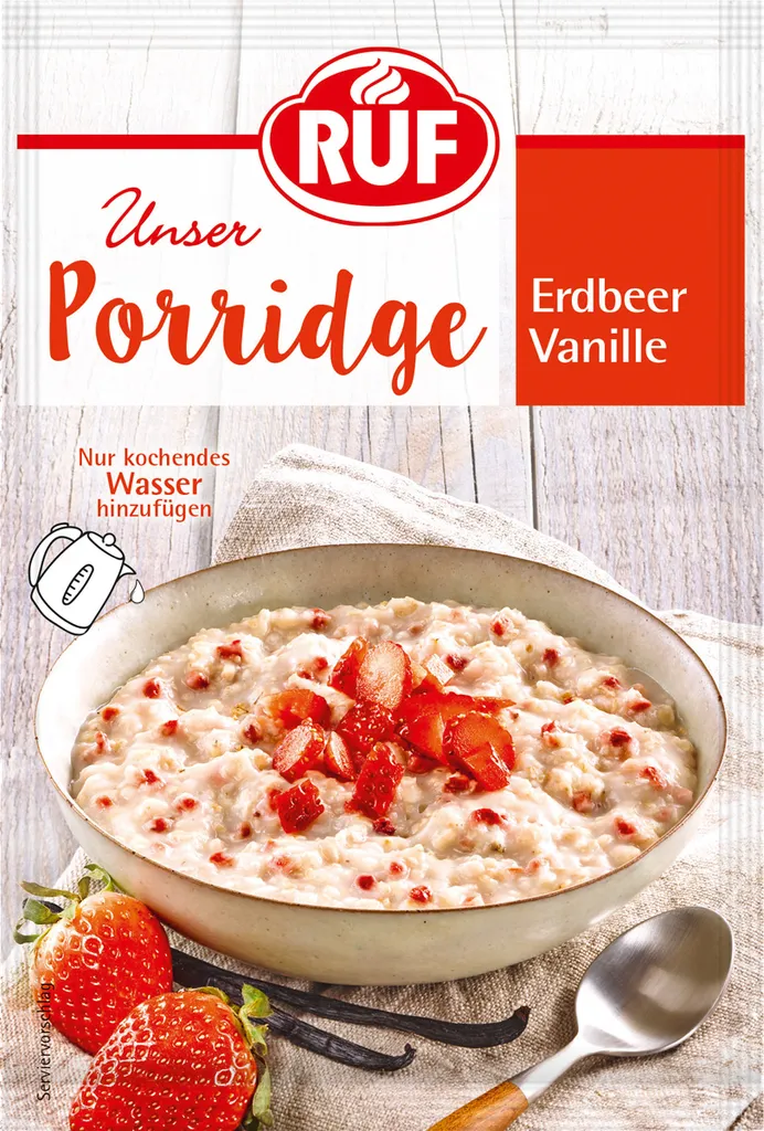 RUF Porridge Erdbeer Vanille 65g