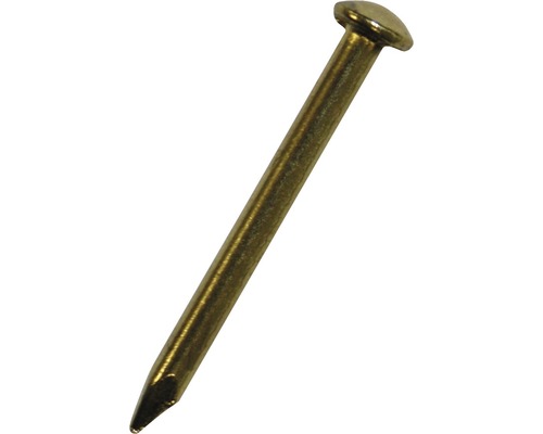 Round head pins 1.2 x 20 mm brass, 180 pieces