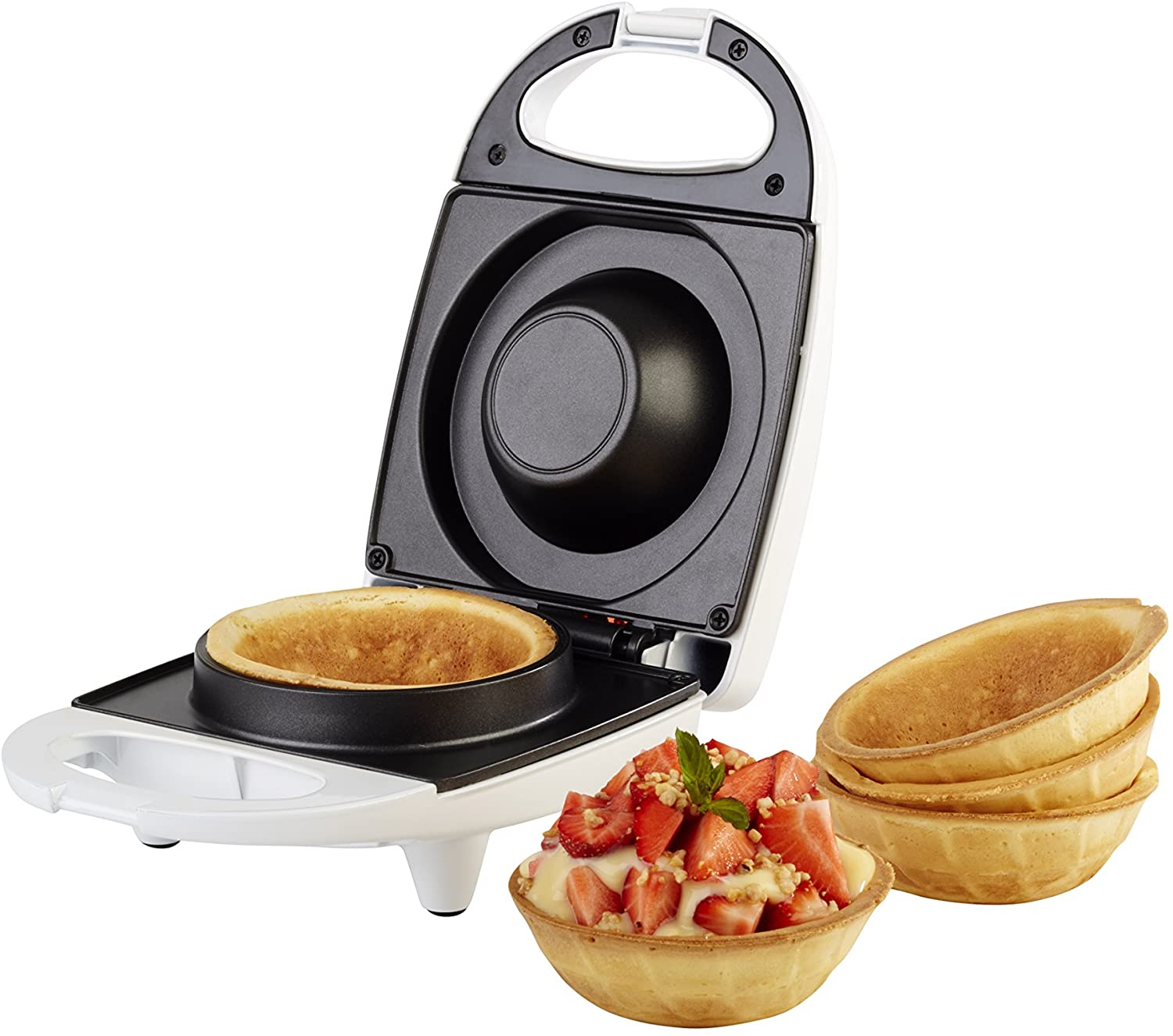 Korona 520 Watt Waffle Cup Maker, White