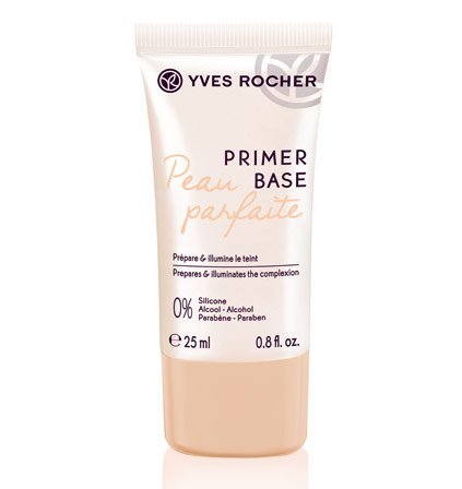 Yves Rocher COULEURS NATURE Make-Up Primer Radiant, Fixative Base for Foundation, 1 x Tube 25 ml