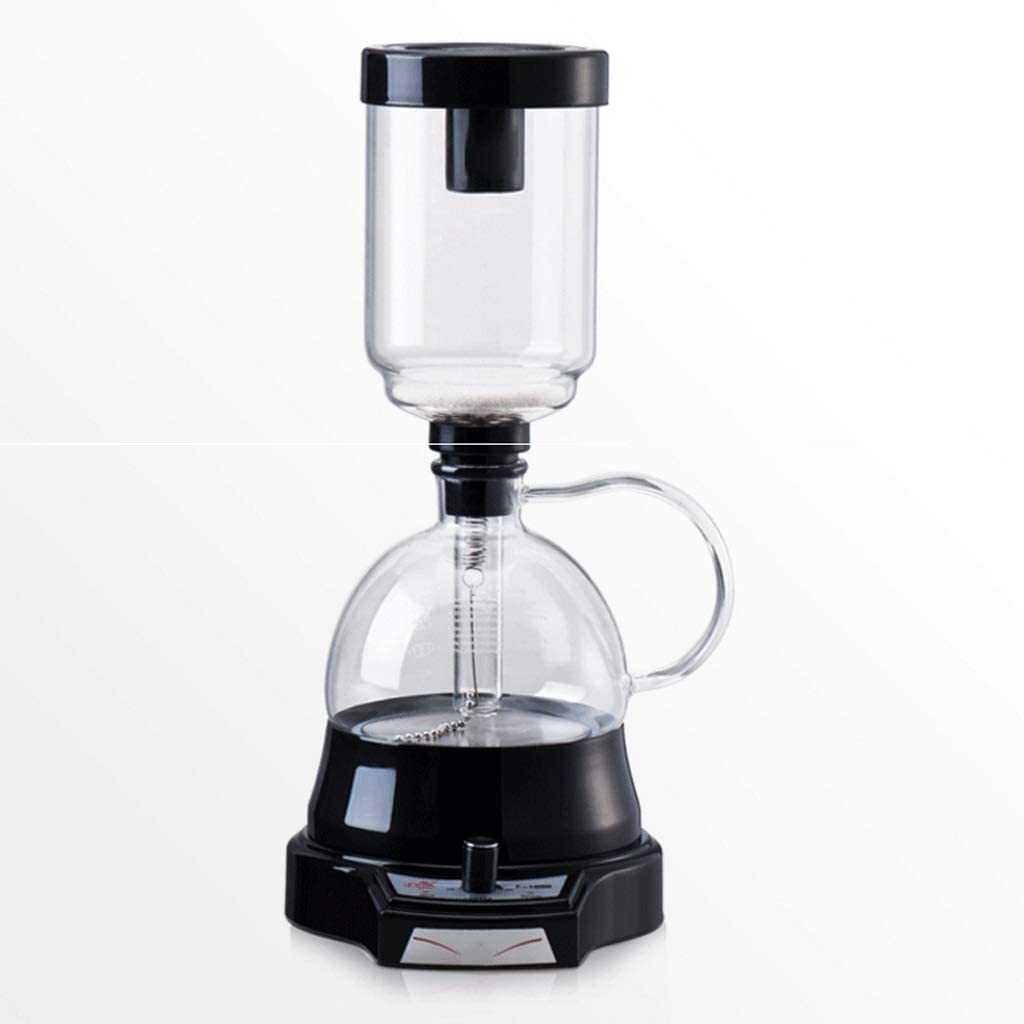 TWDYC Coffee Machine Brewing Electric Siphon Pot Coffee Machine Home Electric Siphon Coffee Pot Manual Brewing Glass Pot (Colour: B)