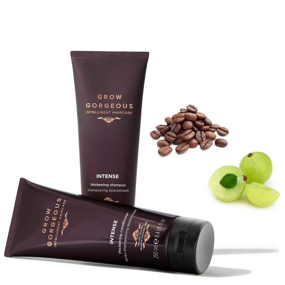 Grow Gorgeous Intense Duo Shampoo and Conditioner Set for Thicker and Healthy Hair