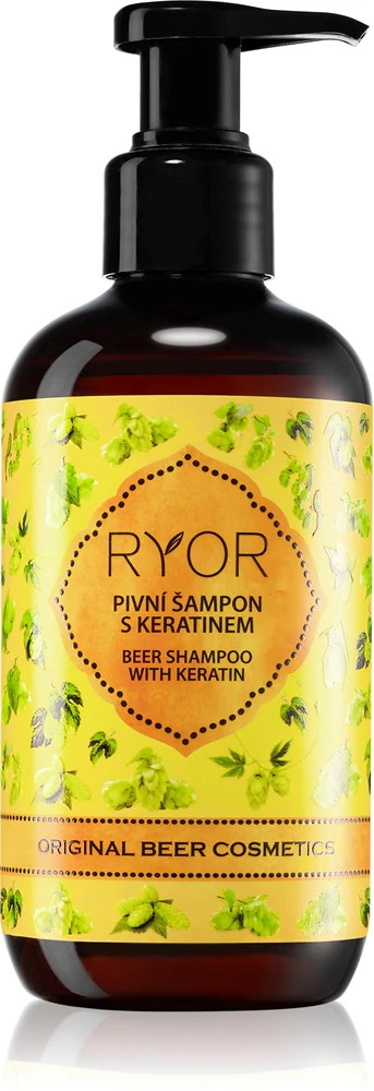 RYOR Original Beer Cosmetics Hair Shampoo with BeerHair Shampoo with Beer with Keratin