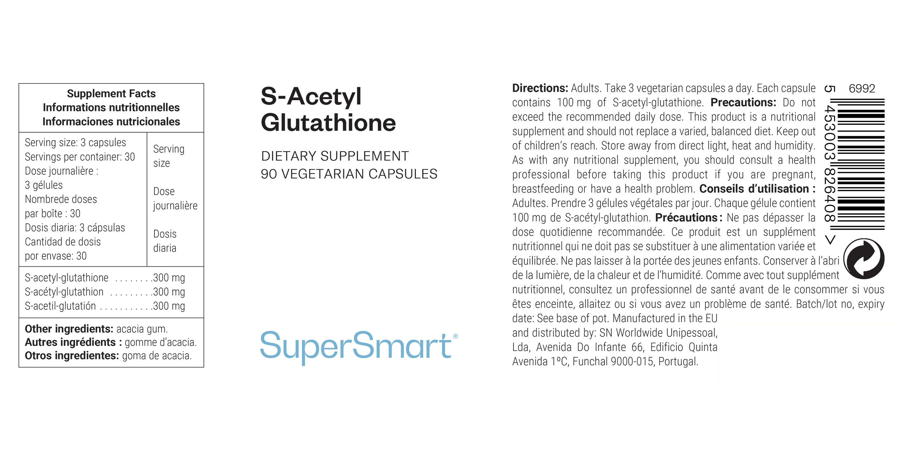 S-Acetyl Glutathione - SuperSmart