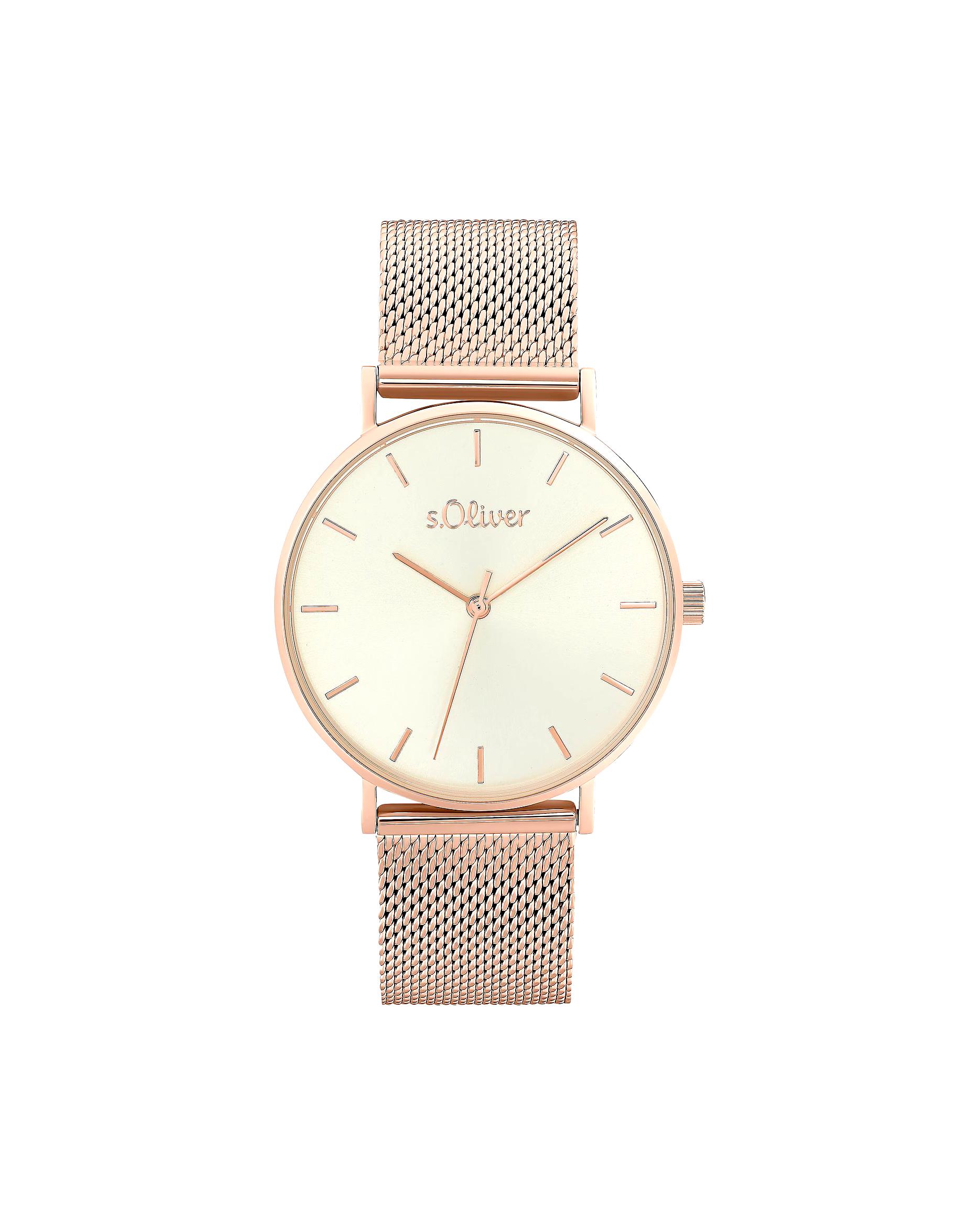s.Oliver watch women's watch stainless steel