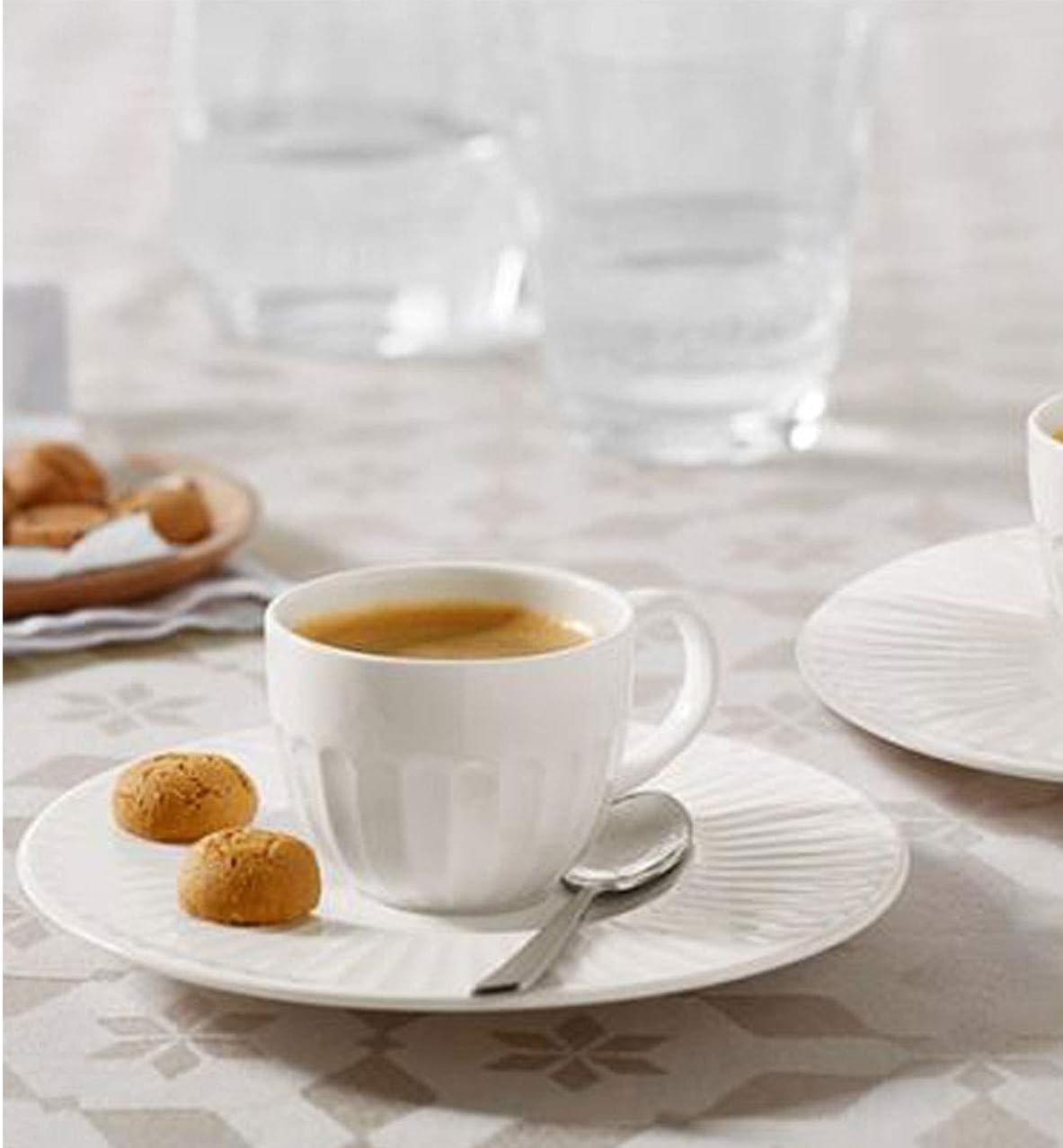 Tchibo 2 Premium espresso cups with saucer 120 ml