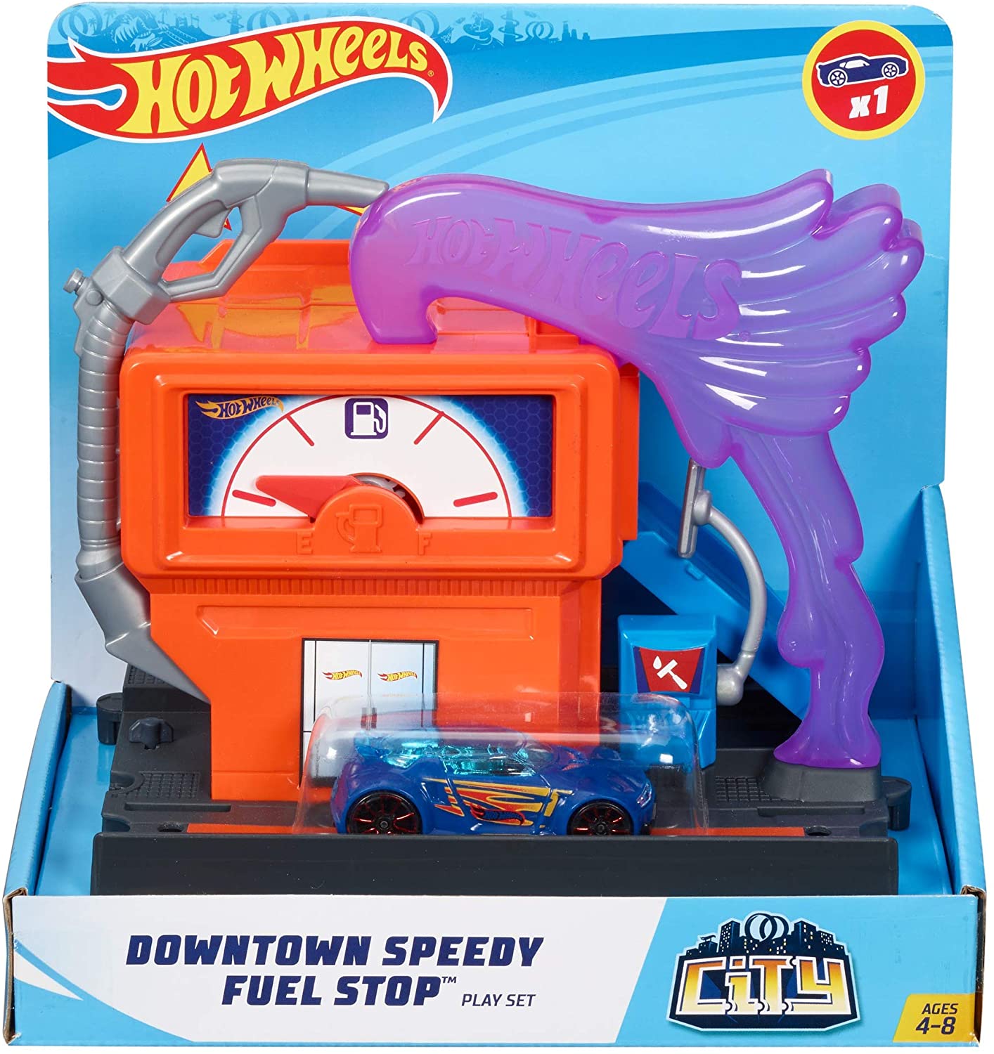 Hot Wheels FMY97 City Play Set Express Petrol Station Set Toy from 4 Years